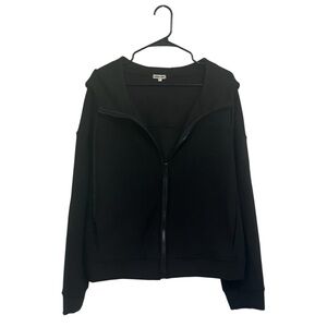 NWOT Vital Life 3X Black Athletic Wear Zip-Up Hoodie